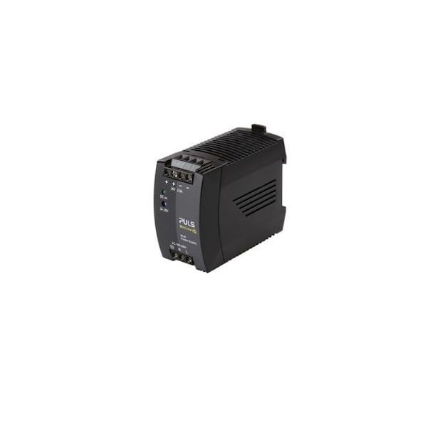 Power Supply, 100 to 240V AC/88 to 375V DC, 24V DC, 60W, 2.5A, DIN Rail